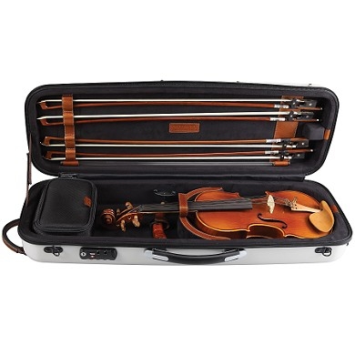 GLK-V(58) Oblong Violin Case White